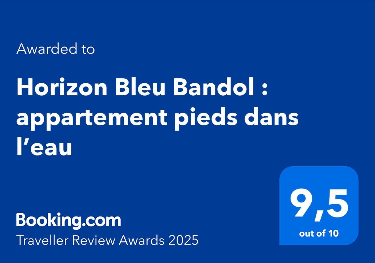 Horizon Bleu Bandol : Appartement Pieds Dans L'Eau ภายนอก รูปภาพ
