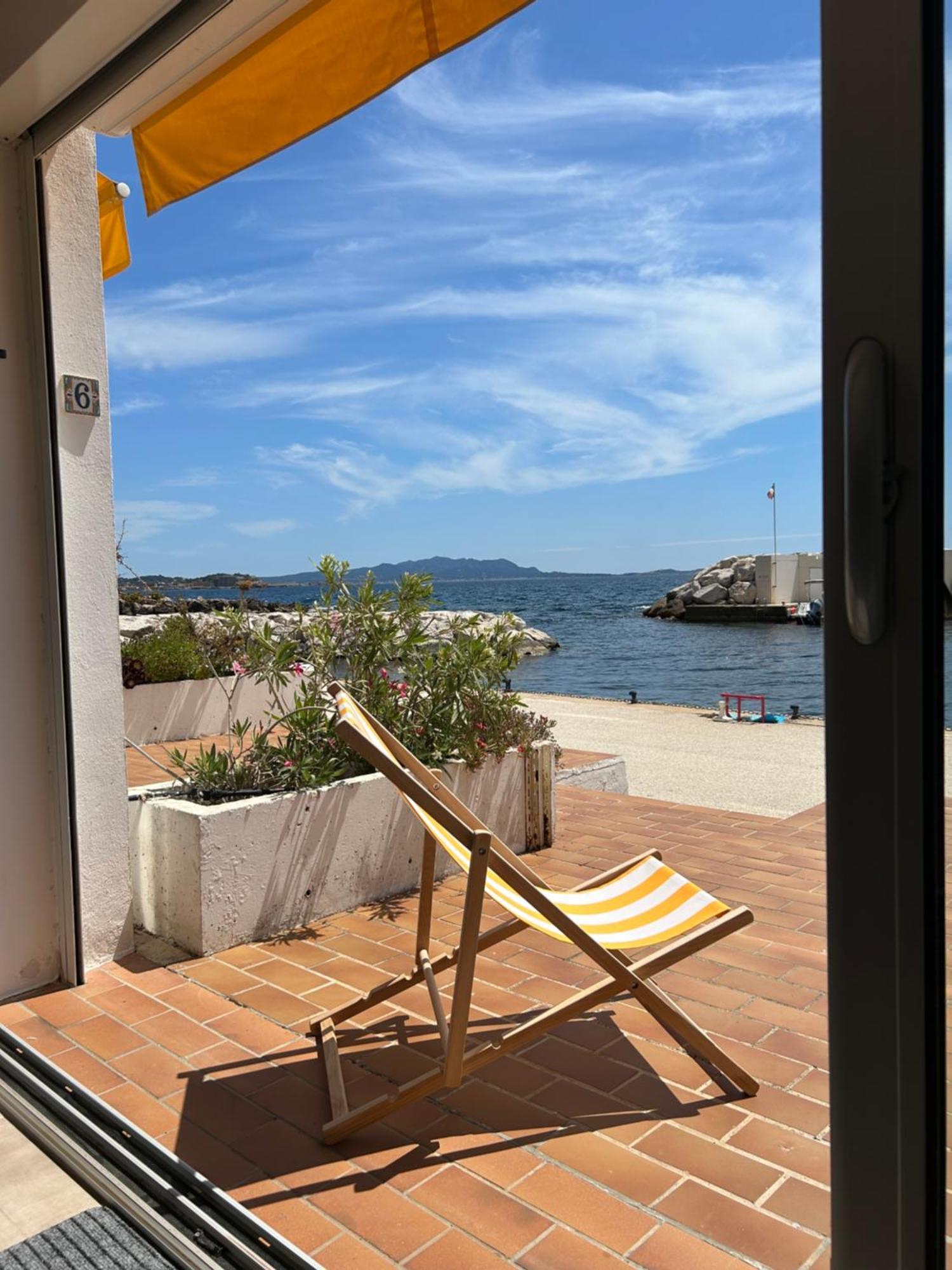 Horizon Bleu Bandol : Appartement Pieds Dans L'Eau ภายนอก รูปภาพ