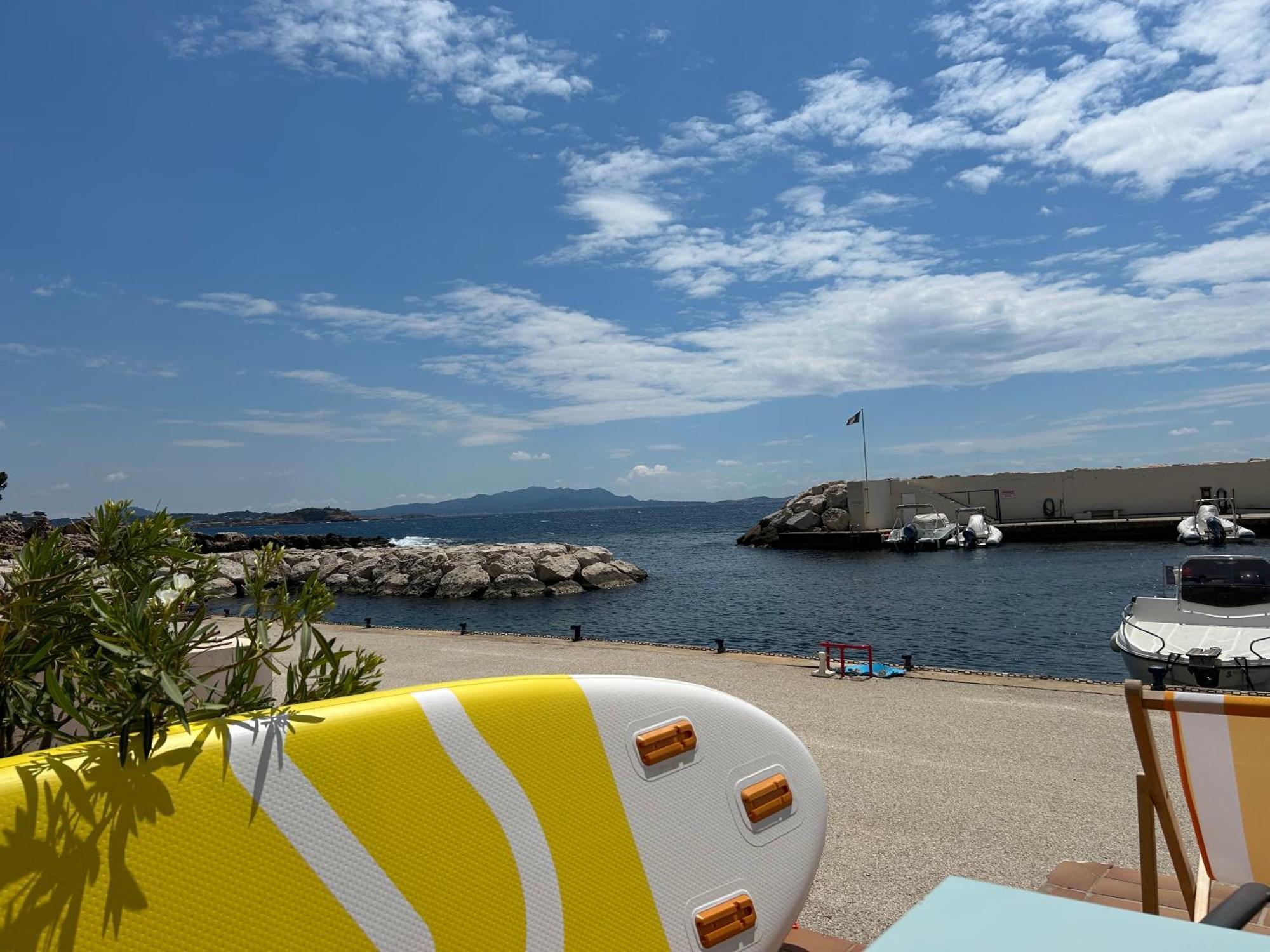 Horizon Bleu Bandol : Appartement Pieds Dans L'Eau ภายนอก รูปภาพ